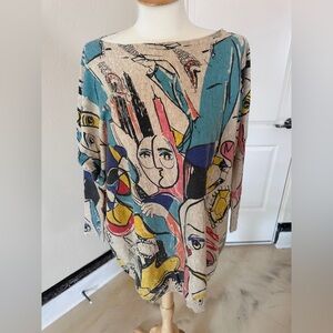 Picasso Abstract Sweater – Xikoi Brand – One Size